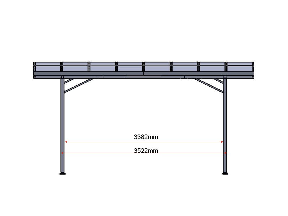 Carport Max - Anthrazit