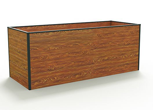 Hochbeet Christina 195 x 77-Holzoptik