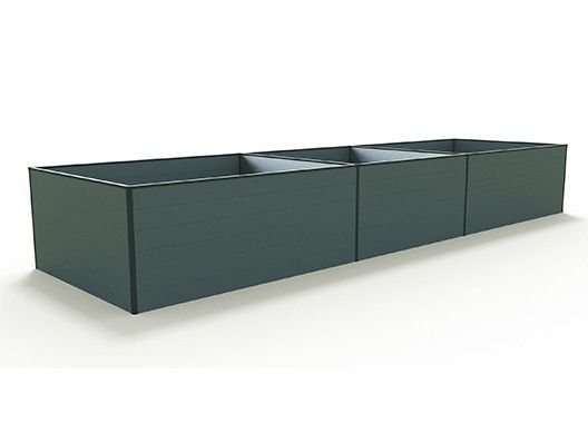 Hochbeet Daniela 535-Anthrazit-Breite: 119 cm