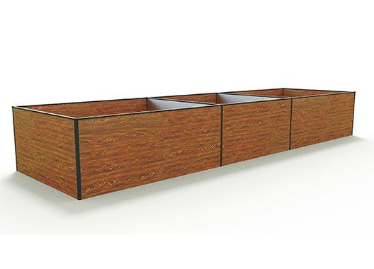 Hochbeet Daniela 535-Holzoptik-Breite: 119 cm