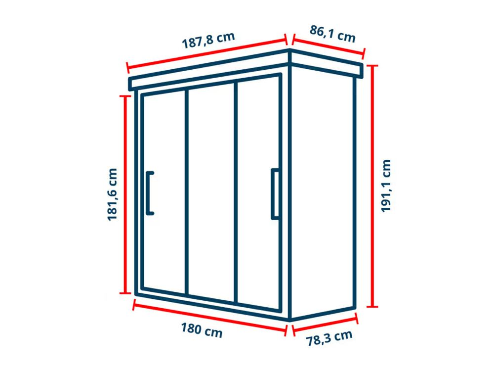 Geräteschrank Leon 1808 XL