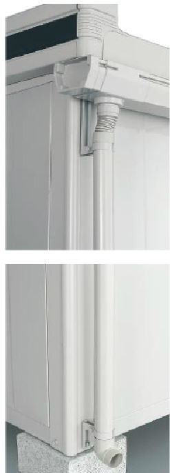 Dachrinnenset für MANUEL Breite 187