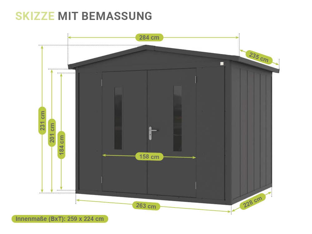 Gerätehaus Hugo 2623