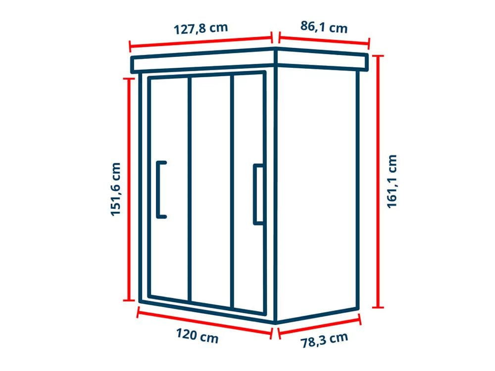 Geräteschrank Leon 1208 L