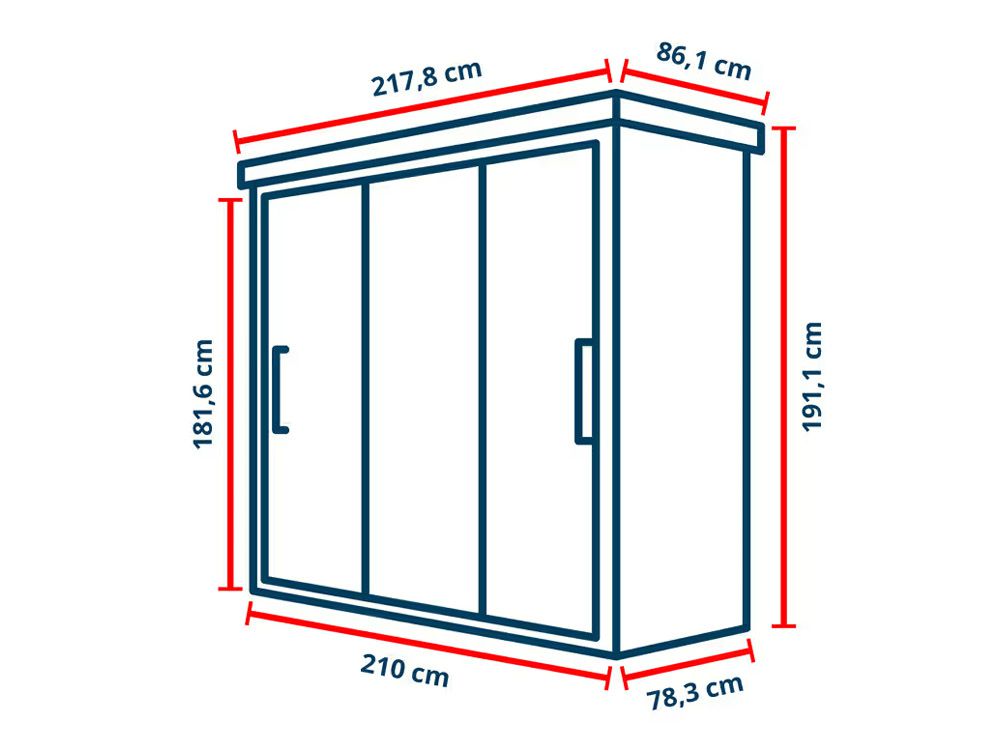 Geräteschrank Leon 2108 XL