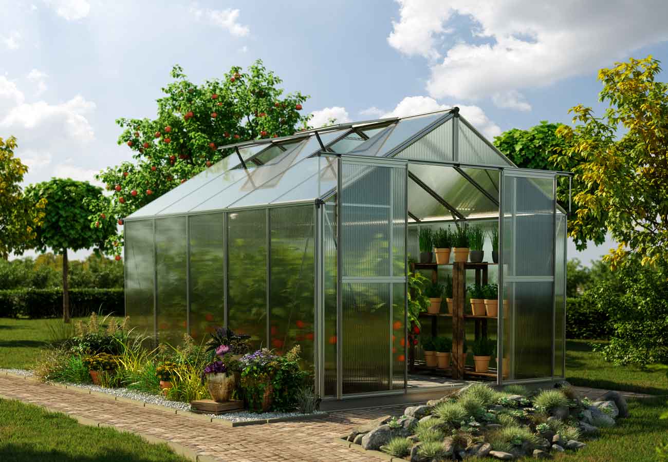 Gewächshaus 225 x 322 cm, 6 oder 8 mm, ... Gewächshaus 225 x 322 cm, 6 oder 8 mm, ...
