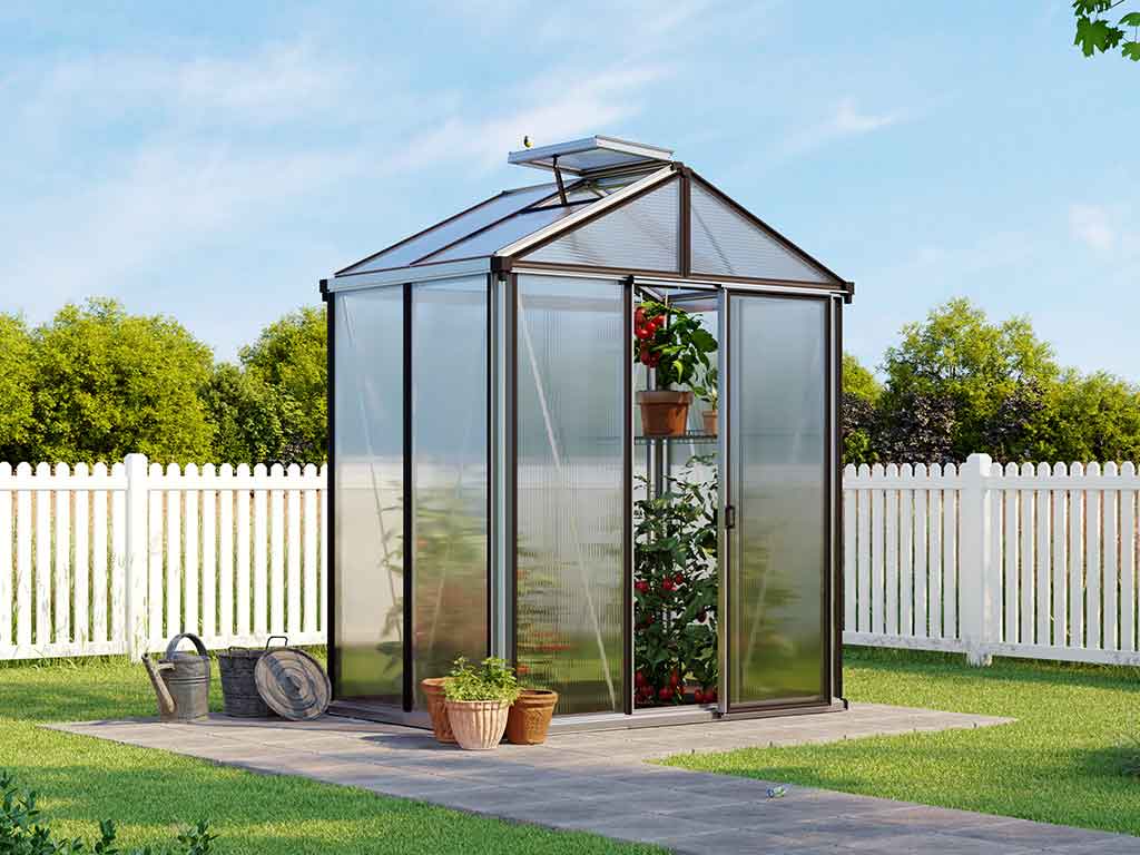 Gewächshaus COMPACT 199 x 137 cm, mit ... Gewächshaus COMPACT 199 x 137 cm, mit ...