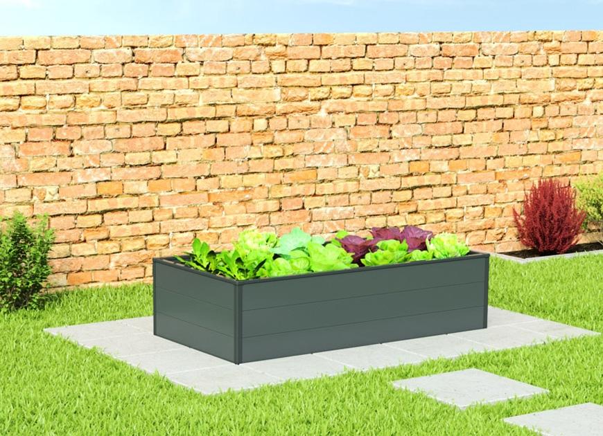 Hochbeet - Alu 150x77x39 cm, Made in Austria, wartungsfrei, 4 Farben Hochbeet - Alu 150x77x39 cm, Made in Austria, wartungsfrei, 4 Farben