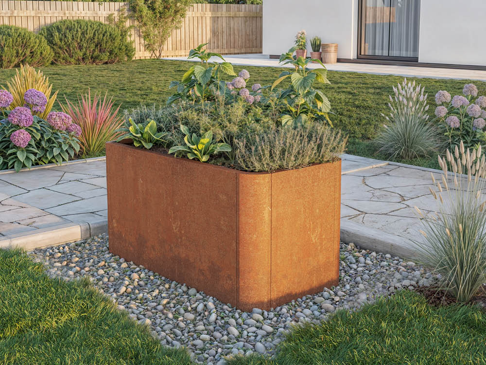 Hochbeet aus Cortenstahl 80x40x40 cm, Matgerialstärke 2 mm, Edelrost Hochbeet, Hochbeet Bausatz, Hochbeet Metall, Hochbeet Stahl Hochbeet aus Cortenstahl 80x40x40 cm, Matgerialstärke 2 mm, Edelrost Hochbeet, Hochbeet Bausatz, Hochbeet Metall, Hochbeet Stahl