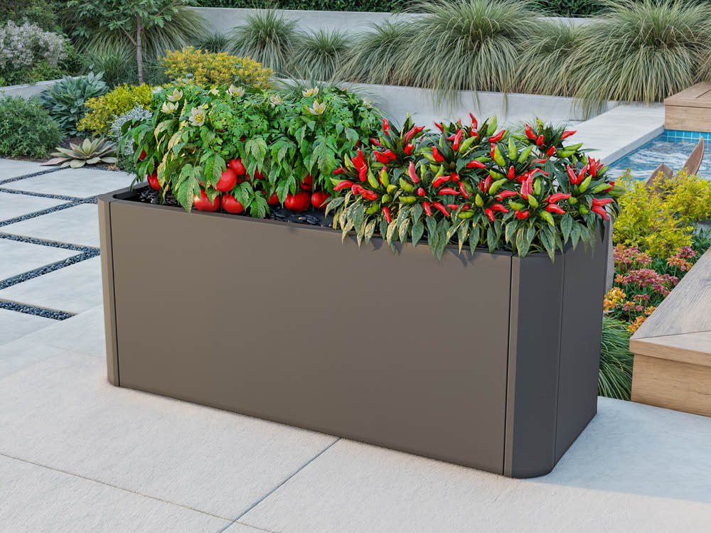 34% Rabatt ✓ 1 × 1 m | Hochbeet aus Stahl 100x40x40 cm, Matgerialstärke 2 mm