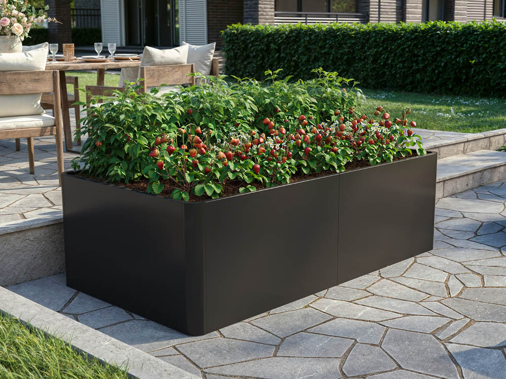 Hochbeet aus Stahl 200x107x60 cm, Matgerialstärke 2 mm, Edelrost Hochbeet, Hochbeet Bausatz, Hochbeet Metall, Hochbeet Stahl Hochbeet aus Stahl 200x107x60 cm, Matgerialstärke 2 mm, Edelrost Hochbeet, Hochbeet Bausatz, Hochbeet Metall, Hochbeet Stahl