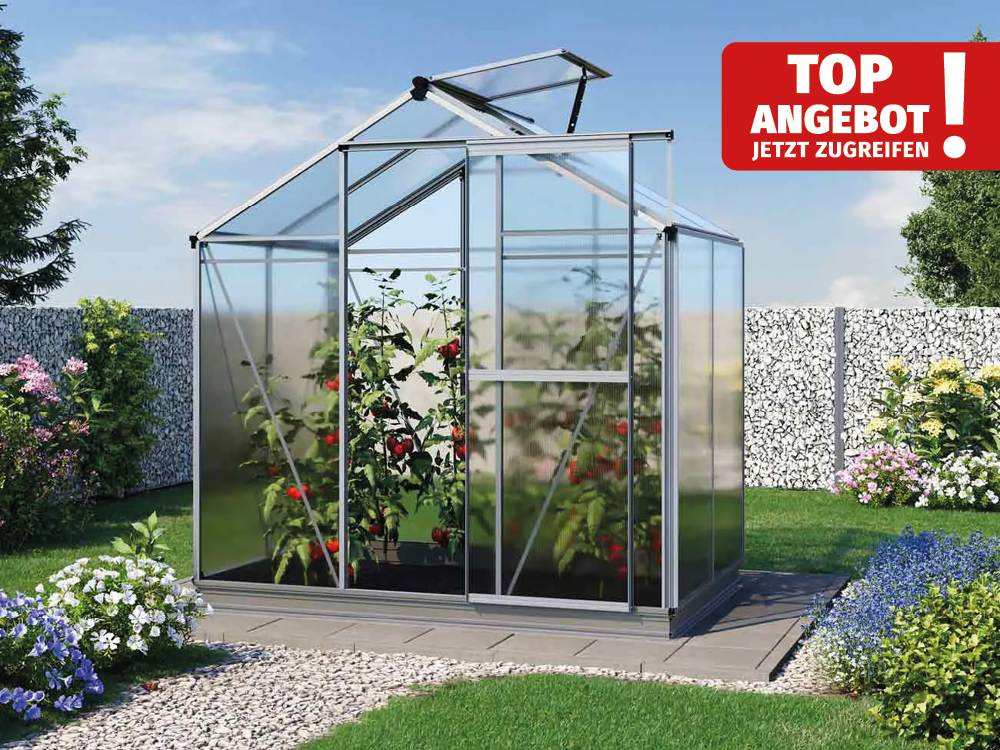 Gewächshaus 192x131 cm, Tomatenhaus 6 o... Gewächshaus 192x131 cm, Tomatenhaus 6 o...
