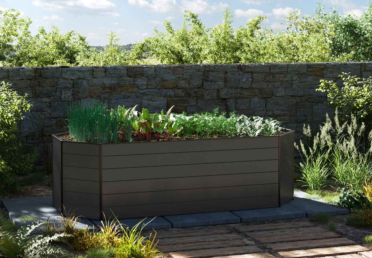 Hochbeet - Alu 167x119x77 cm, Made in Austria, wartungsfrei, 4 Farben Hochbeet - Alu 167x119x77 cm, Made in Austria, wartungsfrei, 4 Farben