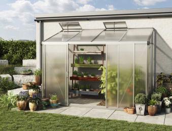 Anlehngewächshaus Edena