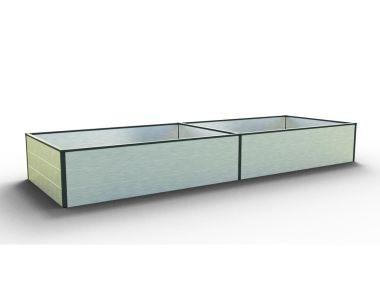 Hochbeet Halfsize 297 x 99-Aluminium Natur