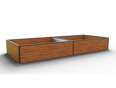 Hochbeet Halfsize 297 x 119-Holzoptik