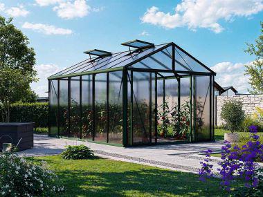 Gewächshaus Profi ASTERIA 24 - Light - Standardfarbe Alumin