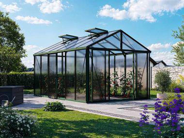 Gewächshaus ASTERIA 24 - Premium - Pulverbeschichtet