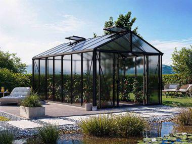 Gewächshaus Profi ASTERIA 25 - Light - Standardfarbe Aluminium