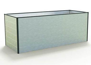 Hochbeet Christina 195 x 77-Aluminium Natur