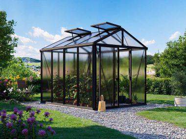 Gewächshaus DIAMAS 22 - Light - Aluminium, Set XL