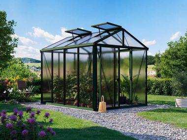 Gewächshaus DIAMAS 22 - Light - Aluminium, Set XL