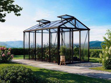 Gewächshaus DIAMAS 23 - Light - Aluminium, ohne Set