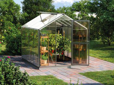 Gewächshaus ECO-STAR 4-nein danke, kein Setangebot-inkl. Stegplatten 8 mm