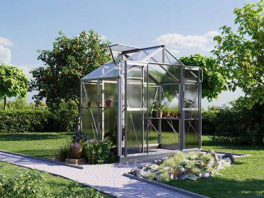 Gewächshaus TOPAS 2-inkl. Stegplatten 6 mm-Aktionsset - XXL