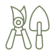 Gartenwerkzeuge Icon
