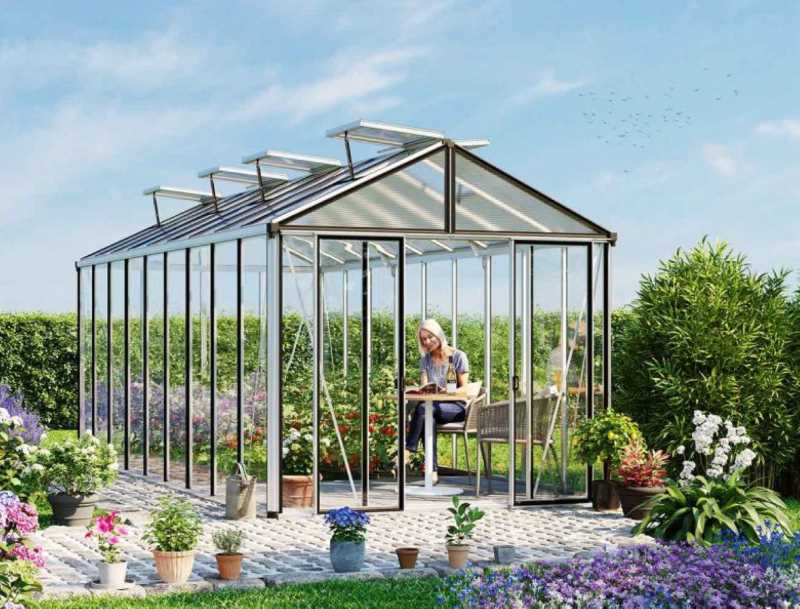 Gewächshaus Glas Profi