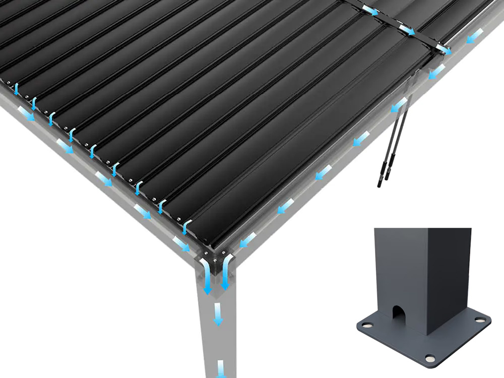 Pergola_350x300_cm_-_Detailbild_Wasserablaufsystem_