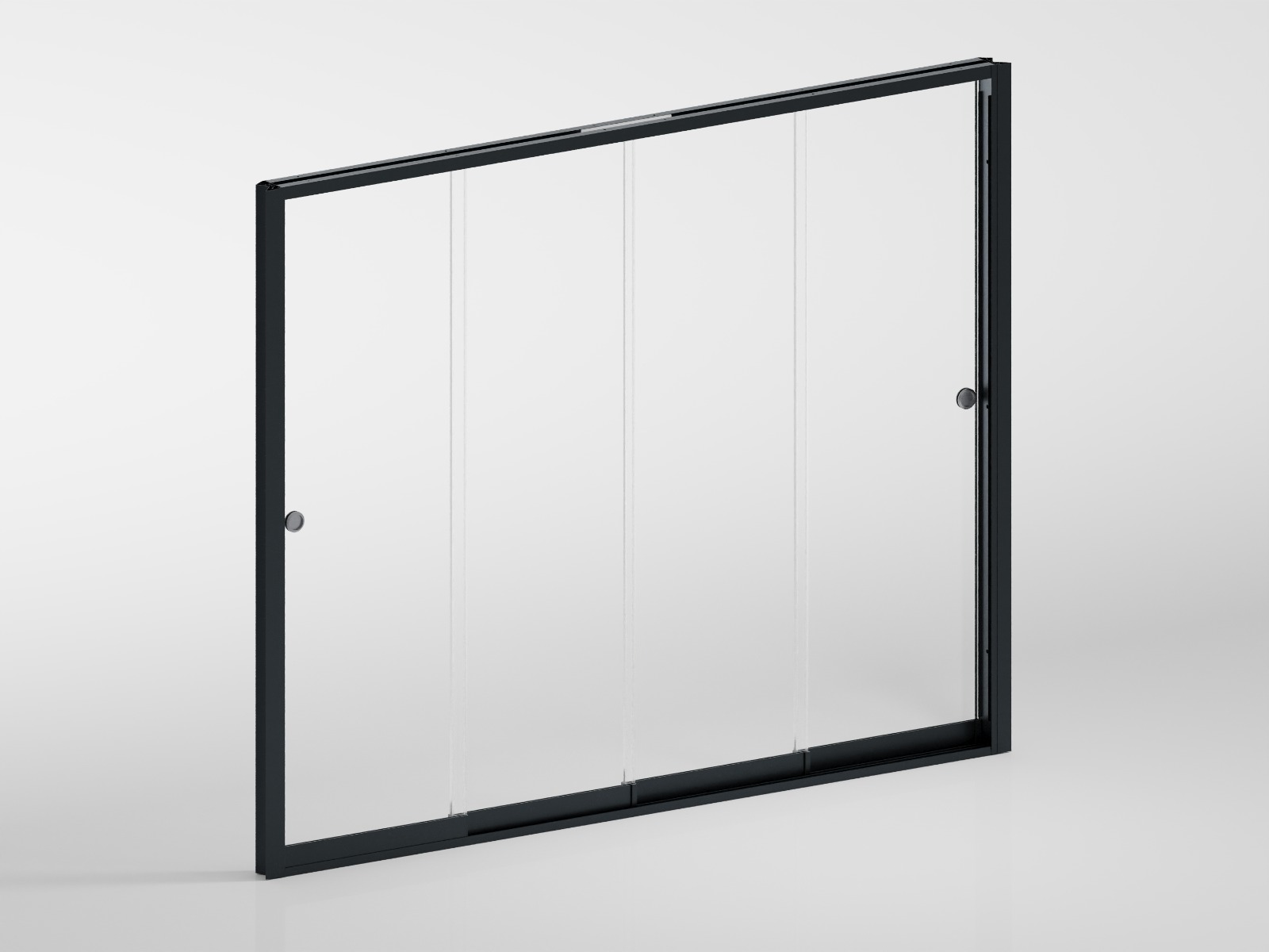 Rahmenlose Glasschiebetür für Pergola
