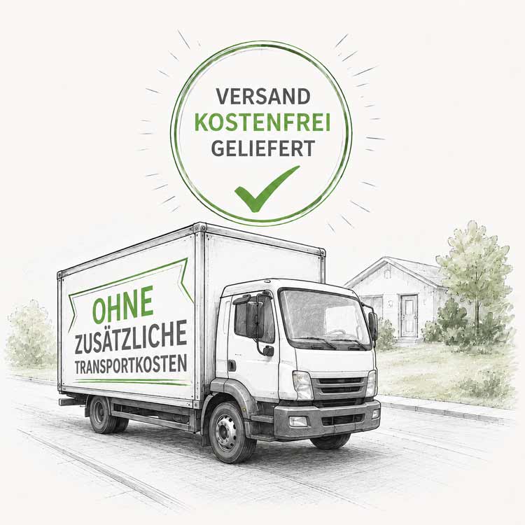 Versandkostenfreie Lieferung beim Gewächshaus