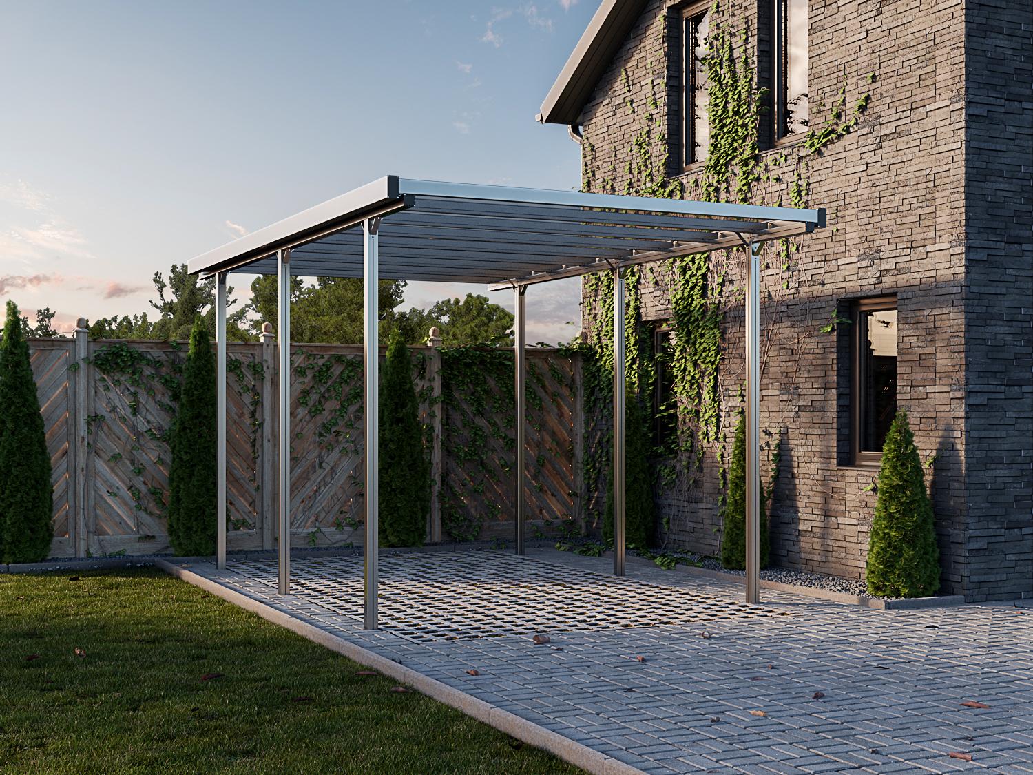 Carport aus Aluminium kaufen - Carport 190130