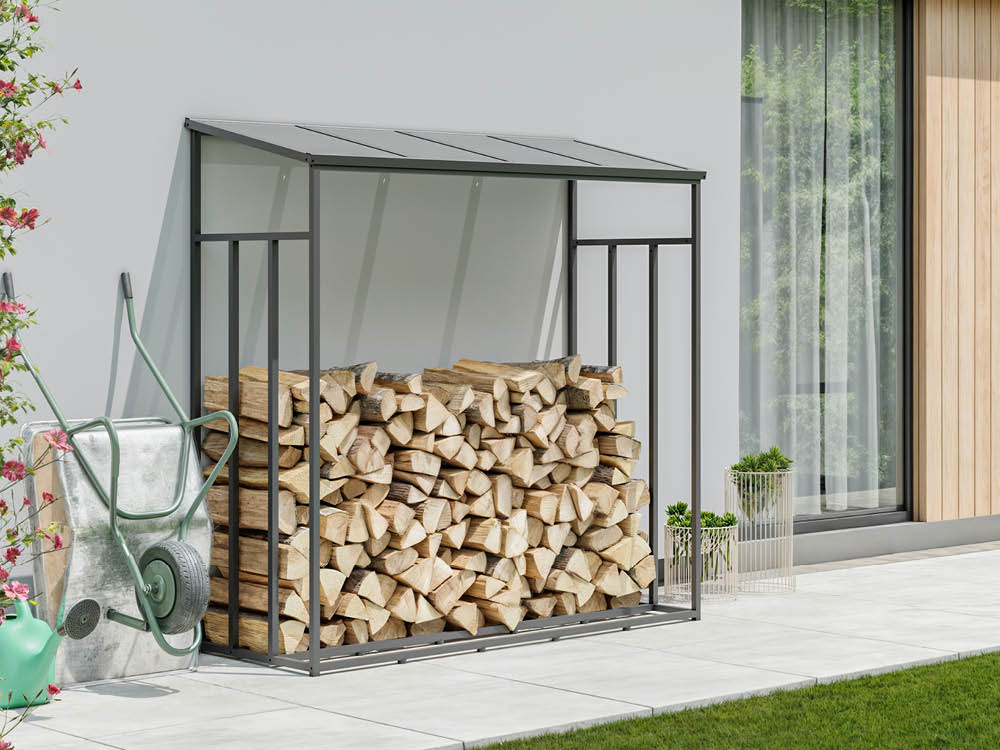 Mülltonnenbox 84 x 84 cm, Höhe: 120 cm, stabil, wetterfest, hochwertiges Material für die geschützte Aufbewahrung Ihrer Mülltonnen!